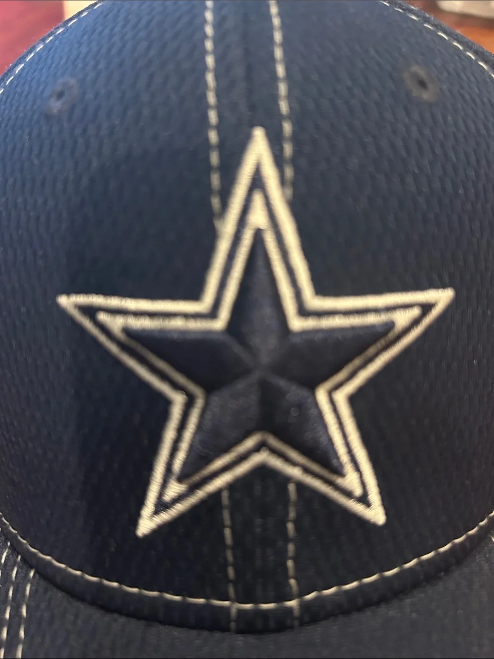 Dallas Cowboys Fitted New Era 39Thirty Navy Star Logo Cap S/M NFL